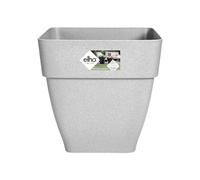 Elho Vibia Campana Square 37 - Vaso per Esterno - Ø 36.4 x H 35.6 cm - Grigio/Living Concrete