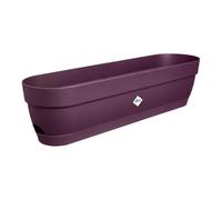 Elho Vibia Campana Trough 70 - Fioriera per Balcone - Ø 69.0 x H 17.0 cm - Viola/Porpora Acero