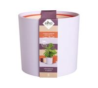 elho Lex Pott Set di 4 - Vaso da fiori per interni - 100% plastica riciclata - Ø 11, 13, 14 e 15 cm - Viola/Viola delicato