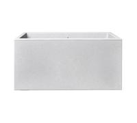 Elho Vivo Next Long 60 - Vaso per Interno E Esterno - Ø 59.0 x H 29.2 cm - Grigio/Living Concrete