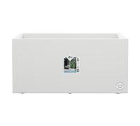 Elho Vivo Next Long 80 Flower BAC - White - L 78 X B 39 X H 38 cm - Internolxterior - 100% riciclato