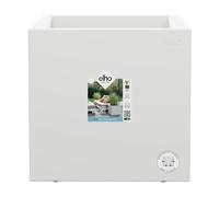 Elho Vivo Next Square 30 - Fioriera per Interno esterno - Ø 29.5 x H 29.5 cm - Bianco/White