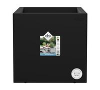 Elho Vivo Next Square 30 Fioriera - Nero - Ø 30 x H 29 cm - da interno/esterno - 100% riciclato