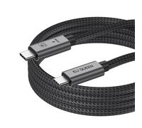 Eli Queen Cavo USB 3.2 da 240 W, 5 A, tipo C, cavo di ricarica rapida per dati, 3 m, per iPhone o Android (colore grigio)