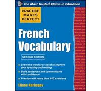 Eliane Kurbegov Practice Make Perfect French Vocabulary (Tascabile)