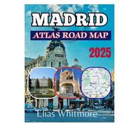 Elias Whitmore Madrid Atlas Road Map 2025 (Tascabile)