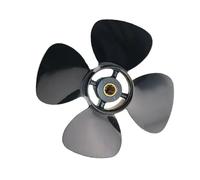 Elica 10x5/7/9 compatibile con motore fuoribordo SUZUK 8-20HP in alluminio scanalatura a 10 denti, 4 pale ad alta spinta(10x7)