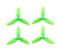 Elica 3030 T3X3X3, Accessori Drone Anteriore e Posteriore Anti-Caduta | Set di eliche a tre pale da 3 pollici, 2 paia, specifiche 3030 T3X3X3X3, resistenti alle cadute(2Pairs Green)
