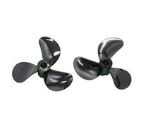 Elica a 3 pale ad alta resistenza for barca RC, vite di inversione positiva D36/40/44/48 mm, elica CW/CCW, albero della da 4 , fuoribordo(D40mm Reverse)