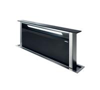 Cappa da Piano Adagio BL / F / 90 Aspirante e Filtrante Colore Nero e Acciaio Inox