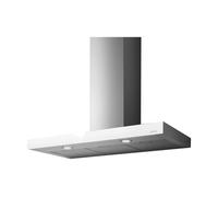 Elica Cappa a parete JOY WHIX/A/60 PRF0104630A finitura acciaio inox e vetro bianco da 60 cm