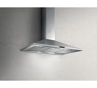 Elica Cappa Cucina Aspirante a Parete Larghezza 90 cm Profondità 45 cm colore Acciaio - PRF0091763B