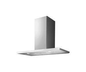 Elica Cappa Cucina Galaxy Parete 80 cm Vetro Bianco