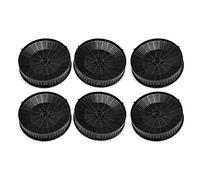 Elica CFC0038668 - Filtro ai carboni attivi per cappe da cucina, 3 paia, colore: Nero