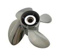 Elica fuoribordo 13x19 compatibile con motore Mercury 40HP 70HP 85HP 100HP 115HP 140HP Acciaio inossidabile 15 scanalature 4 pale Ricambi for barche RH