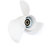 Elica fuoribordo barca 13 1/2x15-K per Yamaha 50 60 70 75 80 85 90 100 115 130 HP Motori, 13 1/2 x 15 Pitch Alluminio Barca Puntelli Motori, 15 denti Spline, 3 pale, OEM No.6E5-4599 47-000 -EL, RH
