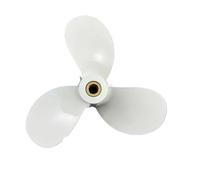 Elica fuoribordo for Y-AMA 5hp 6hp 8hp 9.9hp 9 1/4x9 1/4 in Lega di Alluminio con Vite a 3 Pale e Perno scanalato, Motore Marino