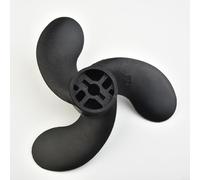 Elica fuoribordo in nylon ad alta resistenza 3Blade 47,05 mm diametro 78,05 mm passo per Tohatsu3.5HP, per Nissan2.5HP/3.5HP, per Mercury3.5HP Marine Boat Outboard Elica nera