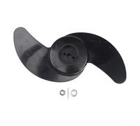 Elica fuoribordo in plastica per motore elettrico per pesca a traina 26/30/40/50 libbre compatibile con SUNELEXE Savylor per aqua Marina Watersnake, include perno e dado (B)
