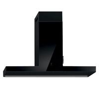 Elica HAIKU cappa parete vetro nero 32 cm , 60 cm , 90 cm , 120 cm