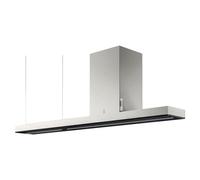 Elica PRF0146291 HAIKU ISLAND WH/A/180 Cappa a isola da 180x32 cm in Krion Bianco versione Aspirante