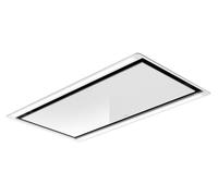 elica HILIGHT GLASS H30 WH/A/100 - PRF0146246A Cappa Soffitto | Classe A | Larghezza 100 cm, Colore Bianco, Classe A