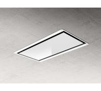 elica HILIGHT GLASS H30 WH/A/100 - PRF0146246A Cappa Soffitto | Classe A | Larghezza 100 cm, Colore Bianco, Classe A