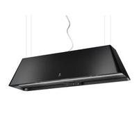 ELICA PRF0171195 IKONA MAXXI PURE BL MAT/F/120 Cappa Isola Sospesa 120 x 44 cm - Filtrante - 610 m³/h - Classe A - Nero effetto soft touch - Funzione purificatore d’aria