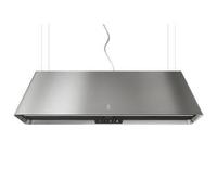 ELICA Cappa ad Isola, IKONA MAXXI PURE IX/F/120 120x44 Acciaio Inox Nero Soft Touch - PRF0171196