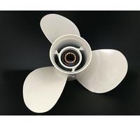 Elica in alluminio 6H5-45945 69W fuoribordo Yamaha F25 40HP - 60HP 3 11 1/8 x...