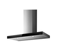 Elica Cappa a parete JOY BLIX/A/90 PRF0104626A finitura acciaio inox e vetro nero da 90 cm