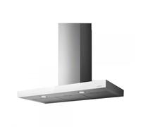 Elica PRF0104631A JOY WHIX/A/90 Cappa a parete da 90 cm in acciaio inox e vetro bianco versione Aspirante Disponibilita' immediata
