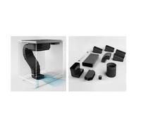 Elica KIT0199835, Kit di installazione dello scarico per modalità di ricircolo (uscita sottopensile), Black