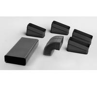 Elica KIT0199839, Kit di installazione dello scarico per modalità di ricircolo (uscita centrale), Black