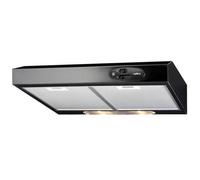 Elica Cappa Cucina Aspirante Sottopensile Incasso Larghezza 60 cm colore Nero - PRF0104634B KREA GFA BL/F/60 Krea Gfa