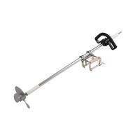 Elica per Barca per Trapano Elica Leggera per Trapano, Sistema Propulsione Portatile Azionato Trapano Kayak Piccole Imbarcazioni, Propulsore Fuoribordo Orientabile(With Clamps Handles,1m/39.4in)