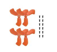 Elica per Neo 2, compatibile con DJI, 2 paia | Set pale elica drone con viti, PC, nero arancione blu rosso, 1.93 x 1.93 x 0.24 inch(Orange)