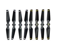 Elica Pieghevole In Fibra Di Carbonio A Sgancio Rapido Da 8 Pezzi, Compatibile Con DJI, Eliche Di Ricambio For Droni Spark, Parti Di Ricambio For Ali(8pcs Silver edge)