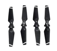 Elica pieghevole in fibra di carbonio da 4 pezzi compatibile con Spark Drone(Silver edge)