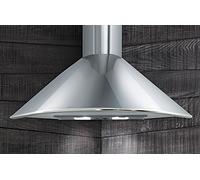 Elica Cappa Cucina Aspirante ad Angolo Larghezza 100 cm Profondità 100 cm colore Acciaio - 56811101A RUBINO ANG IX A/100 IX