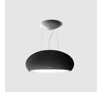 Elica Cappa sospesa SEASHELL BL/F/80 80 cm filtrante Nero opaco - design di Fabrizio Crisà