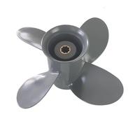 Elica Semi-Solida a 4 Pale in Lega di Alluminio pressofusa Compatibile con Motori Honda da 8-20 CV!(9 1/4X9 4 Leaves)