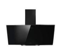 Elica Cappa Cucina Aspirante a Parete Larghezza 90 cm Profondità 33 cm colore Nero - PRF0119829 Shire BK/A/90