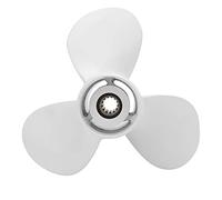 Elice Marino in Lega di Alluminio ad Alta Prestazione 3 Blade 11 1/8 x 13 g 69W 45945 00 El per Motori fuoribordo Dureble Leggero Facile da installare