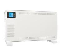 ELICENT | Caldo Turbo 2000 Tech, Termoconvettore 2000W a Convezione Naturale Silenzioso, con Telecomando, Display e Maniglie Laterali, Superficie Riscaldata 20m²