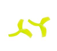Eliche D63 rinforzate a 3 pale da 2,5 pollici for droni Beta95X V3 e Pavo25 FPV con albero 1, mm paia(Yellow 4PCS)