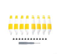 Eliche di ricambio colorate per Dji per Mini 4 Pro e per Mini 3 Pro Droni realizzati in materiale PC per una maggiore stabilità di volo, facile installazione, confezione da otto pezzi, design elegante