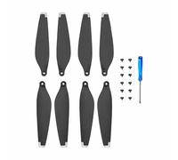 Eliche di ricambio per DJI mini 3 pro, eliche compatte a basso rumore con vite, kit di parti di ricambio accessori di ricambio per puntelli (due paia di bordi argento)