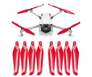 Eliche Master Airscrew Stealth per DJI Mini 3 & Lito 1/X1 - Rosso, 4 eliche nel set