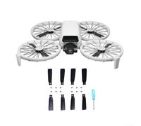 Eliche per DJI Flip in ABS Nero - Ricambio Silenzioso per Volo Lungo e Stabile - Kit 8 Eliche con Viti per Mini